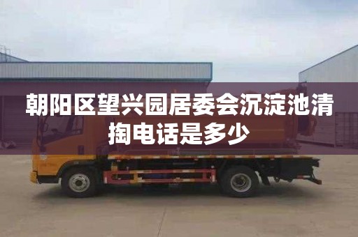朝阳区望兴园居委会沉淀池清掏电话是多少