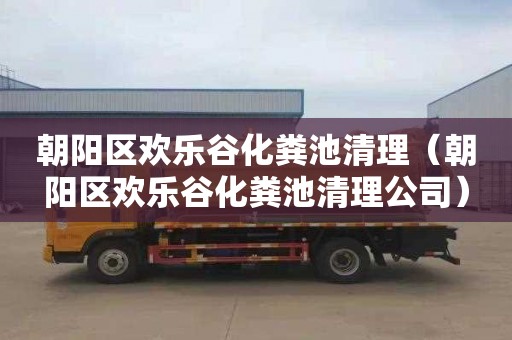 朝阳区欢乐谷化粪池清理（朝阳区欢乐谷化粪池清理公司）