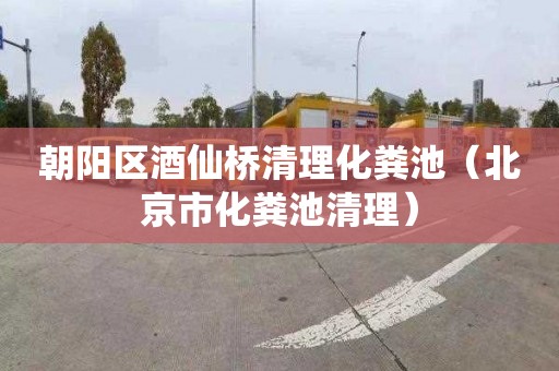 朝阳区酒仙桥清理化粪池（北京市化粪池清理）