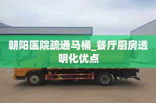 朝阳医院疏通马桶_餐厅厨房透明化优点