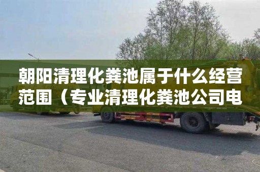 朝阳清理化粪池属于什么经营范围（专业清理化粪池公司电话）