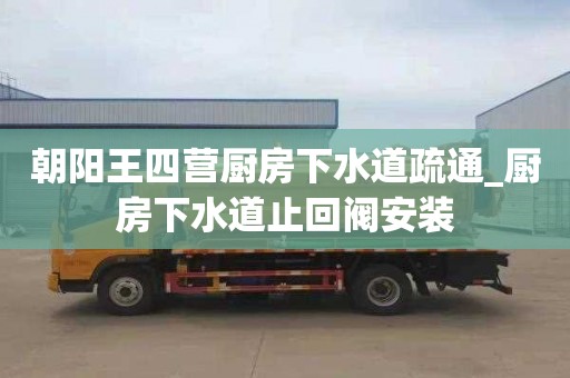朝阳王四营厨房下水道疏通_厨房下水道止回阀安装