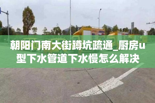 朝阳门南大街蹲坑疏通_厨房u型下水管道下水慢怎么解决