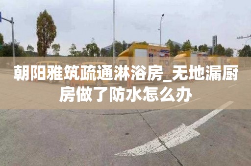 朝阳雅筑疏通淋浴房_无地漏厨房做了防水怎么办