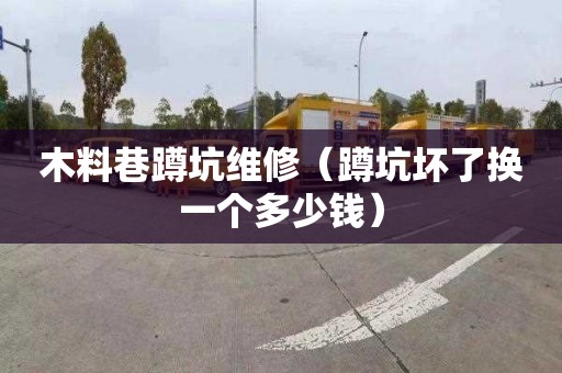 木料巷蹲坑维修（蹲坑坏了换一个多少钱）
