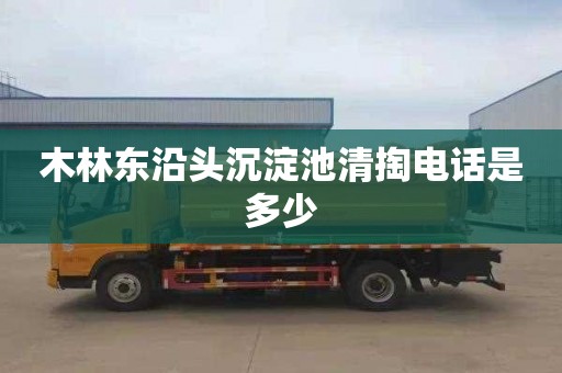 木林东沿头沉淀池清掏电话是多少