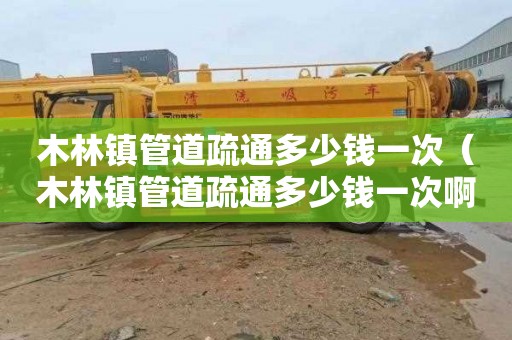 木林镇管道疏通多少钱一次（木林镇管道疏通多少钱一次啊）