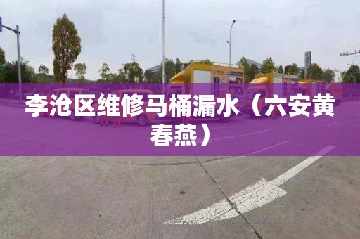 李沧区维修马桶漏水（六安黄春燕）