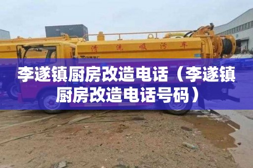 李遂镇厨房改造电话（李遂镇厨房改造电话号码）
