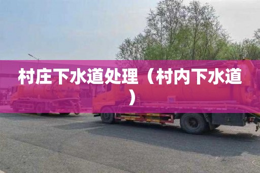 村庄下水道处理（村内下水道）