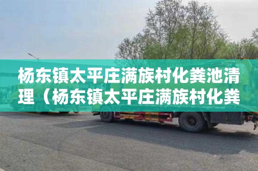 杨东镇太平庄满族村化粪池清理（杨东镇太平庄满族村化粪池清理工程）