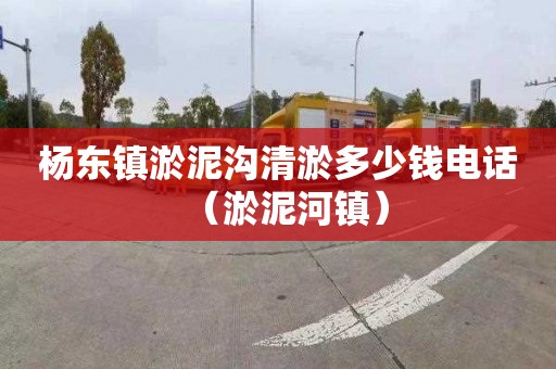 杨东镇淤泥沟清淤多少钱电话（淤泥河镇）