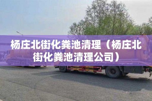 杨庄北街化粪池清理（杨庄北街化粪池清理公司）