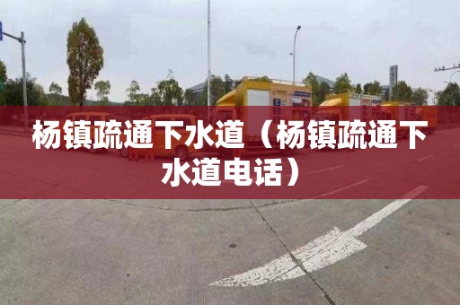 杨镇疏通下水道（杨镇疏通下水道电话）