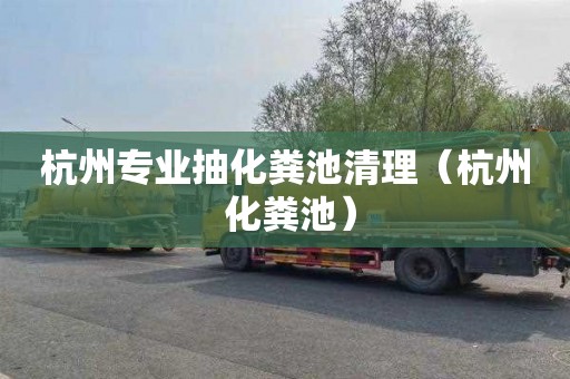 杭州专业抽化粪池清理（杭州 化粪池）
