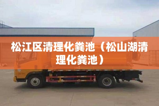 松江区清理化粪池（松山湖清理化粪池）