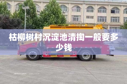 枯柳树村沉淀池清掏一般要多少钱