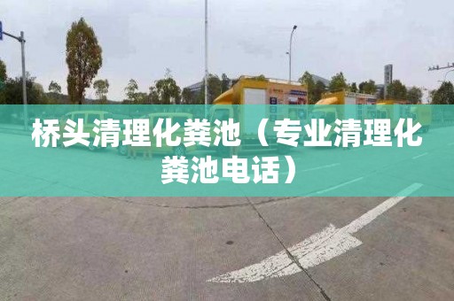 桥头清理化粪池（专业清理化粪池电话）