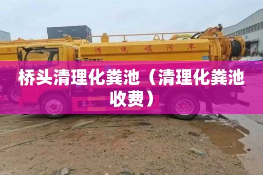 桥头清理化粪池（清理化粪池收费）