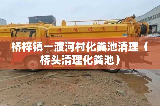 桥梓镇一渡河村化粪池清理（桥头清理化粪池）