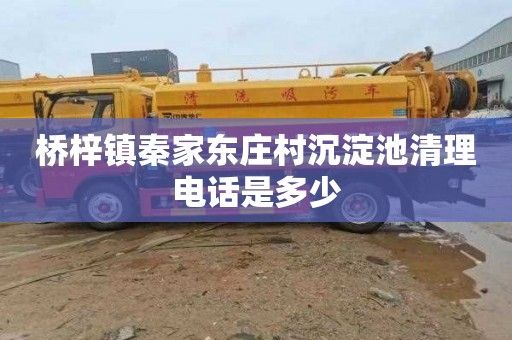 桥梓镇秦家东庄村沉淀池清理电话是多少