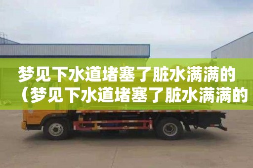 梦见下水道堵塞了脏水满满的（梦见下水道堵塞了脏水满满的水）