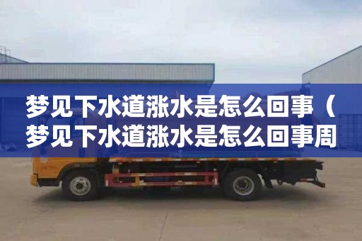 梦见下水道涨水是怎么回事（梦见下水道涨水是怎么回事周公解梦）