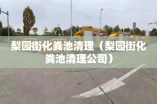 梨园街化粪池清理（梨园街化粪池清理公司）