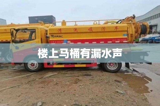楼上马桶有漏水声