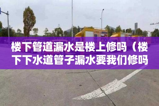 楼下管道漏水是楼上修吗（楼下下水道管子漏水要我们修吗）