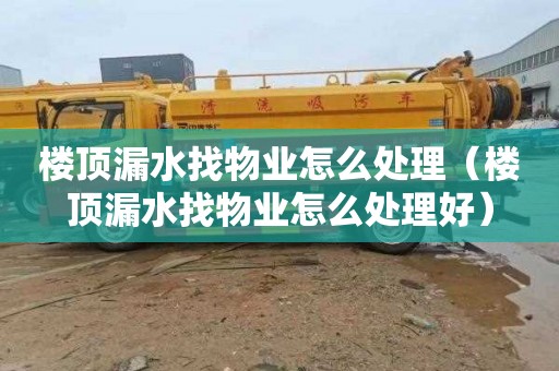 楼顶漏水找物业怎么处理（楼顶漏水找物业怎么处理好）