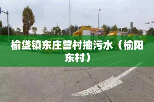 榆垡镇东庄营村抽污水（榆阳东村）