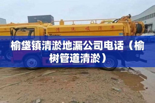 榆垡镇清淤地漏公司电话（榆树管道清淤）