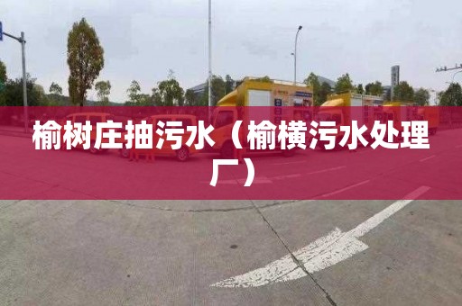 榆树庄抽污水（榆横污水处理厂）