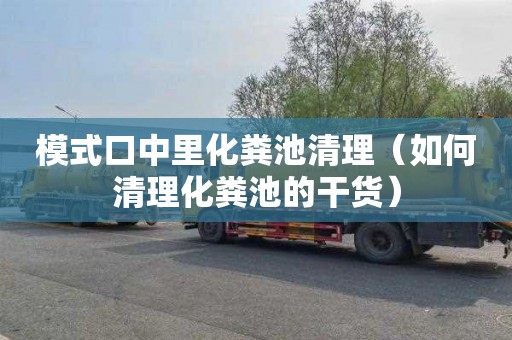 模式口中里化粪池清理（如何清理化粪池的干货）