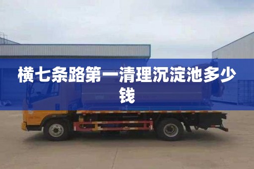 横七条路第一清理沉淀池多少钱