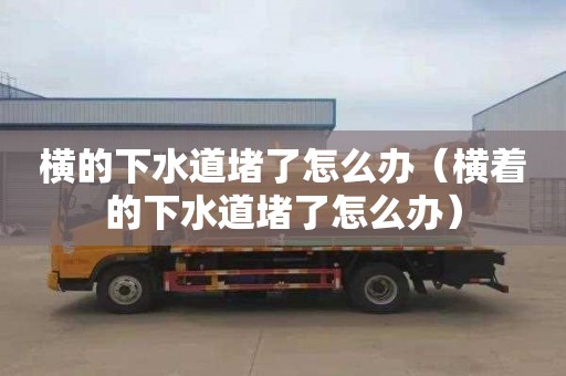 横的下水道堵了怎么办（横着的下水道堵了怎么办）