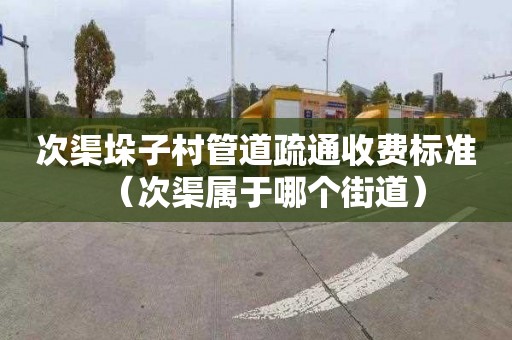 次渠垛子村管道疏通收费标准（次渠属于哪个街道）