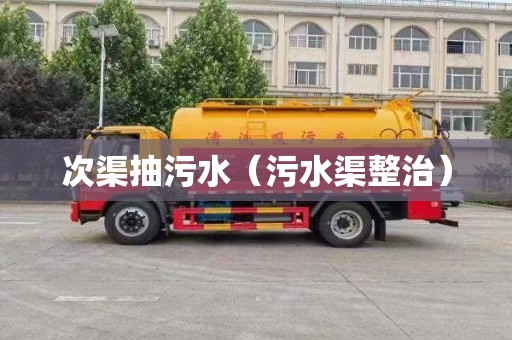 次渠抽污水（污水渠整治）