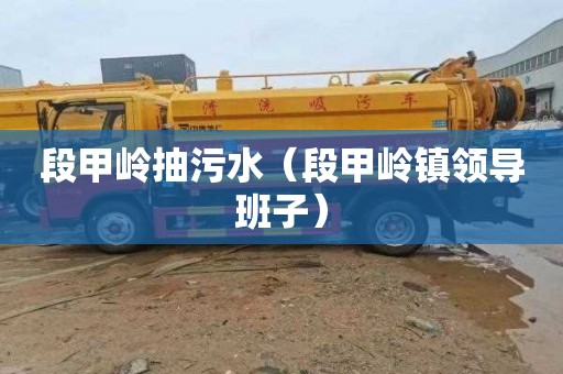 段甲岭抽污水（段甲岭镇领导班子）
