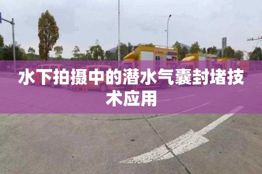 水下拍摄中的潜水气囊封堵技术应用
