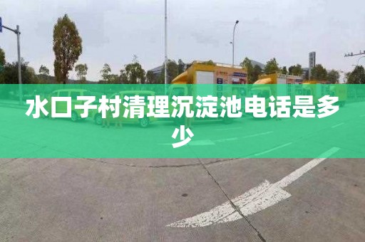 水口子村清理沉淀池电话是多少