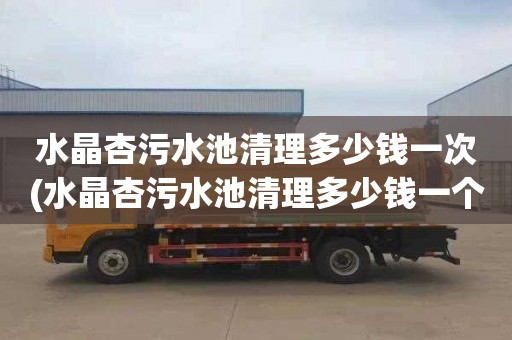 水晶杏污水池清理多少钱一次(水晶杏污水池清理多少钱一个)