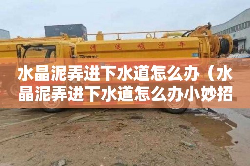 水晶泥弄进下水道怎么办（水晶泥弄进下水道怎么办小妙招）