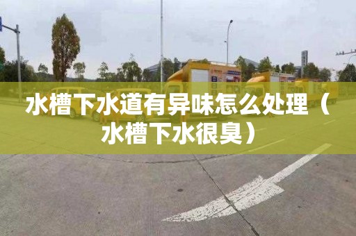 水槽下水道有异味怎么处理（水槽下水很臭）