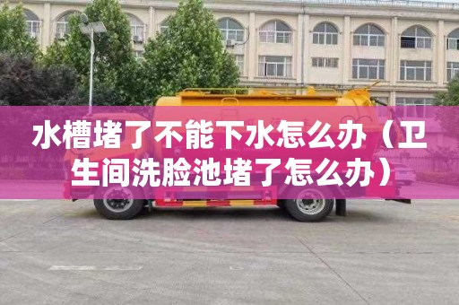 水槽堵了不能下水怎么办（卫生间洗脸池堵了怎么办）