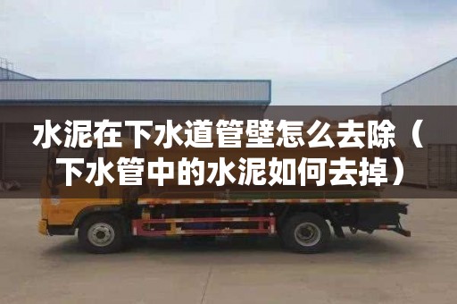 水泥在下水道管壁怎么去除（下水管中的水泥如何去掉）