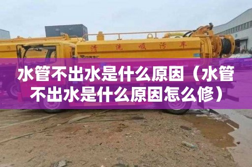 水管不出水是什么原因（水管不出水是什么原因怎么修）