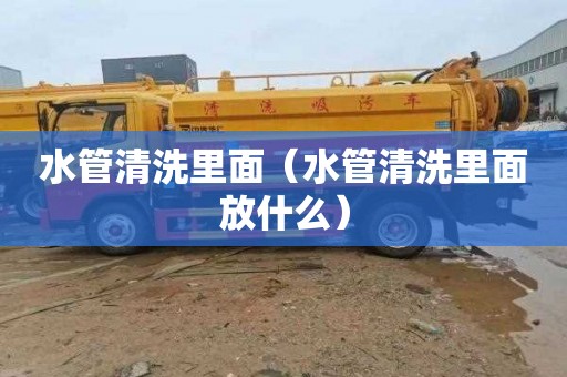 水管清洗里面（水管清洗里面放什么）