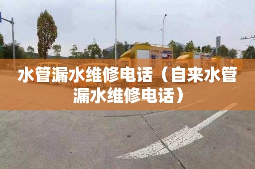 水管漏水维修电话（自来水管漏水维修电话）